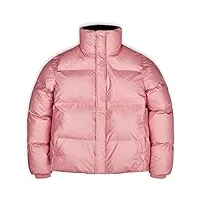 rains boxy puffer jacket veste imperméable, 20 pink sky, m mixte