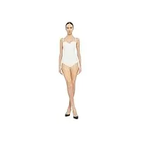 wolford mat de luxe body string forming pour femme body réglable confortable sans couture lingerie élégante, blanc, xs