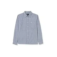 kaporal - chemise bleue homme en 100% coton - meyer - xl - bleu