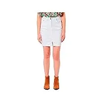 kaporal - jupe en jean blanche femme - stacy - m - blanc
