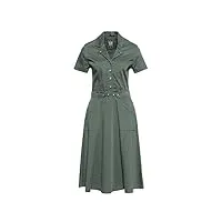 queen kerosin robe de swing pour femme | robe vintage | style 50s | rockabilly | vêtements de travail | rétro, vert, xl