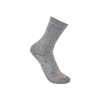 carhartt chaussettes légères et durables en nylon mélangé pour homme, gris, large