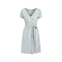 mountain warehouse robe portefeuille santorini en jersey pour femme - robe d'été légère - protection anti-uv - confortable - idéale pour les voyages et les vacances vert 50
