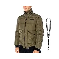 lonsdale vestes - blouson bomber - veste universitaire - veste d'hiver - veste de survêtement - cordon de fermeture limité, tayport olive, xxxl