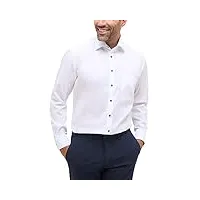 eterna chemise business comfort fit col kent pour homme, blanc., 44