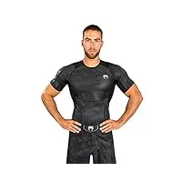 venum electron 3.0 rashguard-manches courtes chemise, noir, xxxl homme