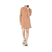 amazon essentials robe-pull cintrée (disponible en grandes tailles) femme, brun clair, xxl