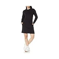 amazon essentials robe-pull cintrée (disponible en grandes tailles) femme, noir, xxl