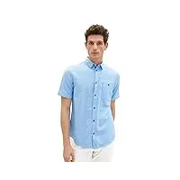tom tailor 1036213 chemise, 31770-blue herringbone structure, m homme