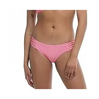 body glove maillot de bain pour femme smoothies ruby solid bikini bottom, pitaya, taille l