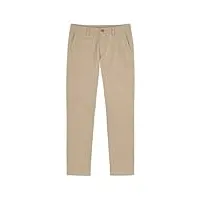 oxbow p0reano pantalon chino uni stretch beige