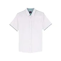 oxbow p1cory chemise manches courtes unie blanc