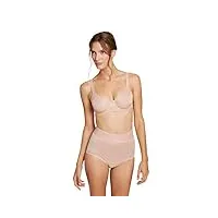 wolford sheer touch control culotte femme, rosepowder, 42