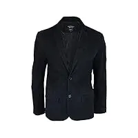 veste en daim véritable pour homme de style blazer chic décontracté classique vintage - noir s