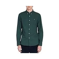 farah brasseur chemise, vert forêt, xxl homme
