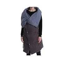 tunique vintage rétro à manches longues pour filles tie-dye clubby débardeurs pour femmes manteaux pour filles, gris, taille unique