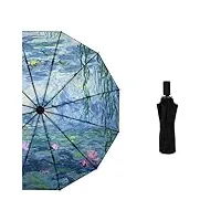 xcmcu n/a parapluie à trois volets parasol à double usage femme parasol à colle noire parasol rétro vent parapluie (color : a, size parapluie durable à la mode (color : a, size