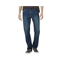 volcom men's solver modern fit matured blue jeans 34x32