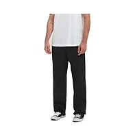 volcom pantalon chino stretch frickin regular, noir 1, w38 homme
