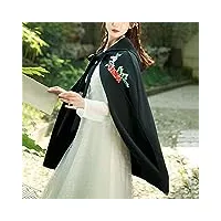 mgwye robe cape rétro polyvalente châle court vintage cape polyvalente veste de canne dames accessoires vestimentaires