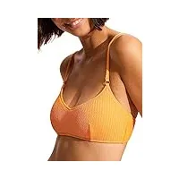seafolly maillot de bain brassière standard pour femme avec clip dans le dos, sea dive rockmelon, 42