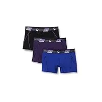 athena training ln24 sous-vêtement, indigo/violet/noir, xl (lot de 3) homme