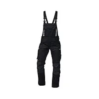 puma work wear salopette de qualité supérieure avec de nombreuses poches et tissu en nylon extra renforcé, noir , 40