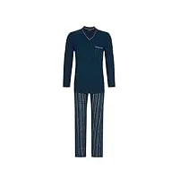 ringella pyjama pour homme avec col en v 3541214, bleu jeans foncé, 56 cm