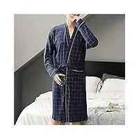 pyjama chaud pour hommes casual loose soft skin-friendly home service, ozzki, a, m