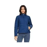 surblue doudoune légère pour femme courte packable ultraléger veste capuche réversible bleu s