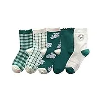 sdfgh chaussettes en coton à la mode for femmes chaussettes japonaises d'automne et d'hiver chaussettes colorées décontractées for femmes
