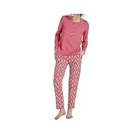 ringella pyjama pour femme dans un mélange de motifs 3511204, rouge, 48