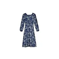 springfield robe midi gommes taille, bleu marine, 40 femme