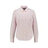 gant reg poplin stripe shirt blouse, light pink, 42 femme
