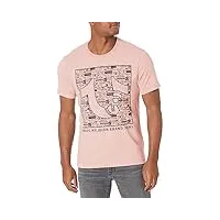 true religion t-shirt avec logo hs pour homme, rose terne, taille 3xl