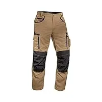 uvex tune-up pantalon de travail long pour homme - pantalon de travail cargo pour homme avec cordura - 35% coton - kaki - 50