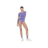 wolford shiny string ultra violet/light aquamarine body for women