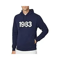 hackett london heritage 1983 hoody sweatshirt à capuche, blue (navy), xs homme
