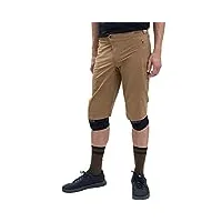 poc essential enduro short pantalon de cyclisme homme, jasper brown, m