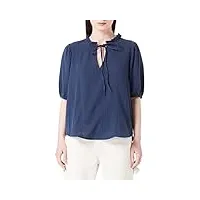 vero moda vmnatali nia 2/4 wide top wvn blouse, blazer bleu marine, l femme