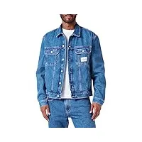 calvin klein jeans regular 90' jacket j30j323902 vestes en jean, denim (denim medium), m homme
