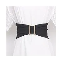 ditudo bouton en métal denim corset ceinture dames large ceinture chemise robe extérieure accessoires assortis (color : e, size : 68cm)