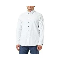 bugatti 9750-48522 chemise de loisirs à manches 1:1, blanc-10, xl homme