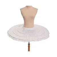 razzum robe ballet sous-jupe robe courte cosplay jupon trois os jupon gonflé crinoline décorations de mariage