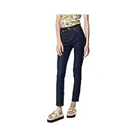 versace jeans couture pantalon jegging pour femme modèle 74hab5j0cdw02 bleu, bleu, 26w