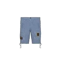 aeronautica militare bermuda be041ct pour homme, shorts, short, 34361 poudre, s