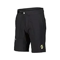 scott m gravel tuned shorts noir - short de cyclisme décontracté et confortable pour homme, taille xxl - couleur noir