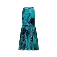 apart fashion robe plissée, bleu pétrole clair/multicolore, 48 femme