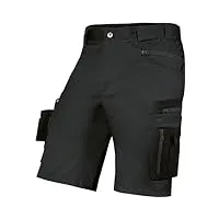 uvex echor pantalon de travail court pour homme - short de travail - pantalon cargo avec taille élastique, noir , xs