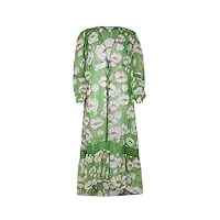 ted baker women's elisia green floral maxi cover up swimwear (as1, alpha, m, regular, regular)